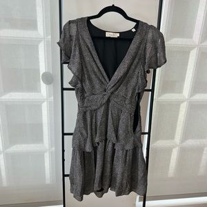 ALC Women’s Black and White Dress - Size 6